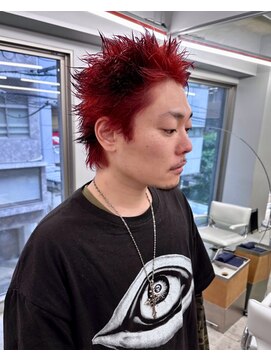 レコ 渋谷(LECO) ベリーショートレッドヘアローライト