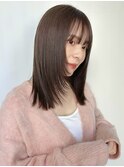 レイヤーカット ミディアムレイヤー ハッシュカット