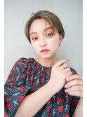 【GEEKS渋谷】スモーキーアッシュ/大人ショート/20代30代/冬ヘア