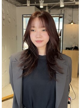 コフィー バイ メルト 吉祥寺(cofy by melt) [中澤彩乃]吉祥寺韓国風ロングレイヤーハッシュカットブラウン