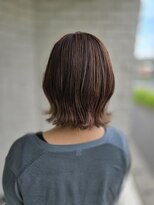 ハグエヴェック(HUG AVEC)&nbsp;ぱっつん外ハネボブヘア