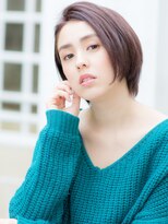 TRE南流山　ヘルシースタイル☆チェリーレッド小顔マッシュボブd
