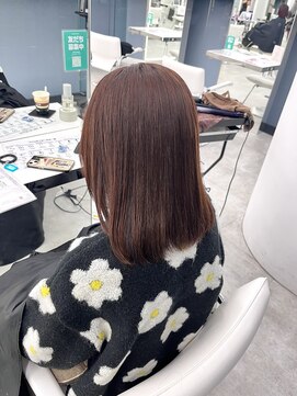 ブラウン(Brown) ブリーチなしダブルカラー♪レッドブラウン