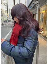 ロチカバイドールヘアー 心斎橋(Rotika by Doll hair)&nbsp;パープル　ボルドー