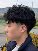 ソフトツイストアップバング