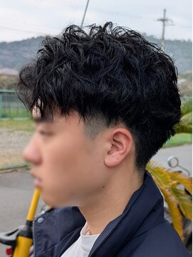 ボイスバーバー 高野店(VOICE BARBER) ソフトツイストアップバング