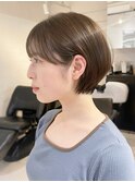 美髪ボブショートくびれヘア_ba385572