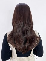 アイティーバイアルバム 下北沢店(IT by ALBUM)&nbsp;韓国ヘア顔周りレイヤーチェリーブラウンロング_ba539272