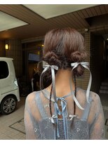 ＜iLL_steeLo＞個性派お団子ヘアセット