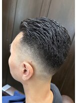ミリオンバックス 御徒町店(Million Backs)&nbsp;バックスタイル/フェード/かき上げ<理容室>[メンズ/理容室/眉毛]
