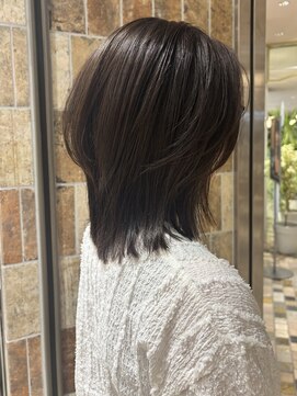 ピークアブー アヴェダ アトレ恵比寿(PEEK-A-BOO AVEDA) 伸ばしかけヘアミディアムレイヤーカットウルフレイヤー