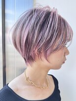 バンプ ギンザ(BUMP GINZA)&nbsp;30代40代50代ショート似合わせ白髪ぼかし前髪あり髪型