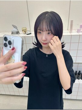 リル(re'll) 《花屋併設》ラベンダーカラー　［酸性ストレート/ヘアセット］