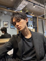 メンズココ メンズパーマ 韓国ヘア 日本橋店(MENS COCO)&nbsp;フェザーパーマメンズセンターパート