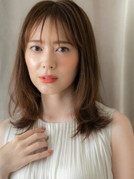 カバーヘア ブリス 戸田公園西口店(COVER HAIR bliss) □シルキーベージュ美髪くびれミディ406戸田公園30代40代50代