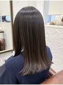 髪質改善トリートメント×切りっぱなしミディアム