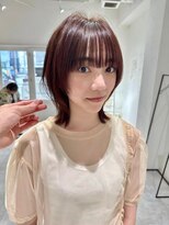 ジュベ 別府店(juve.) 別府ショートボブ顔まわりレイヤーカット髪質改善カラー30代