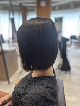 リンクエン(Link enn) 【切りっぱなしボブ】ボブ/ミニボブ