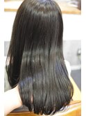 冬の艶髪カラー