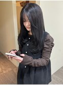 〈浅草 半個室〉ロングレイヤー×艶ダークグレージュ