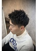 MEN’S/リバースセンターパート/ニュアンスパーマ/本八幡