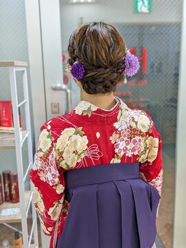 ヒデ美容室 ゆるふわアレンジ～袴