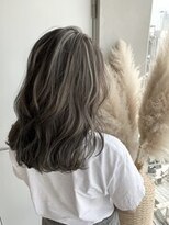 イロ ジェイアール JR奈良店(IRO) 大人っぽい透明感艶グレージュコントラストハイライト