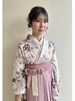 イタクラ 赤道店 (ITAKURA)&nbsp;ツインお団子ヘア/ヘアアレンジ/卒業式ヘア/袴ヘア/ヘアセット