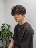 Men's LOOPA【メンズルーパ】三宮/元町/メンズパーマ/曲がる縮毛矯正/眉毛カット&nbsp;マッシュ/ツイスパ/波巻きパーマ/茶髪/神戸/三宮
