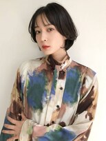 ケーツー エソラ池袋店(K-two)&nbsp;骨格補正で美シルエット！ひし形レイヤーボブ*前髪ありボブ