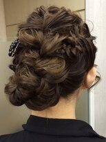 あだち美容室 アンフローリア(en fleurir)&nbsp;【結婚式・パーティアレンジ♪】進化系あみこみヘアセット