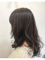 ポート(Port)&nbsp;暗髪グレージュ×グレイカラー