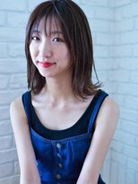 ロッソ(ROSSO)&nbsp;【Rosso十日市】　アディクシーカラー☆切りっぱなしミディ