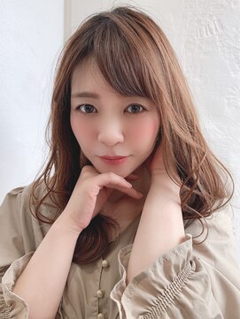 スイート ヘアデザイン(Suite HAIR DESIGN) 《Suite》ピンクベージュ×ロングヘア