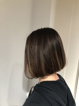 エイトタマプラ たまプラーザ店(EIGHT tamapla) 【EIGHTたまプラ】デザインカラー_切りっぱなしボブ