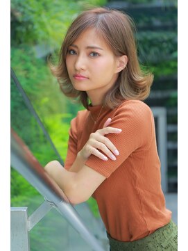 サイン ヘア イノベーション(sign HAIR INNOVATION) 大人可愛い、色気、小顔カットひし形シルエット【錦糸町】
