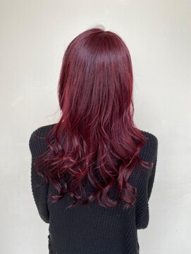 トップヘアー スパアンドリラクゼーション 安城(spa&relaxation) ロングレイヤー/レイヤーロング/ベビーピンク/20代30代40代