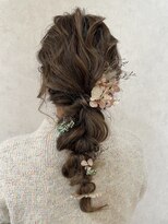 オーロ 西大寺店(ORO)&nbsp;成人式、卒業式で人気の編み下ろしアレンジ☆