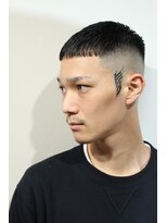 レンゲン(LENGEN)&nbsp;メンズかき上げニュアンスマッシュサイドパート韓国マッシュ