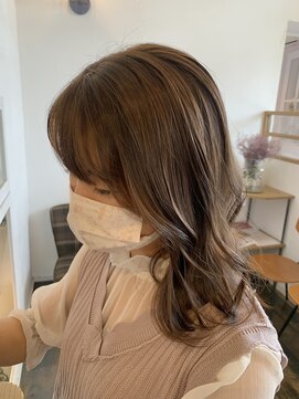ヘアー ミュゼ 大西店(HAIR Musee) 柔らかベージュブラウン