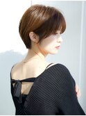 前髪ありショートボブ20代30代40代【AIN.表参道】川原大地