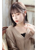 グランアージュ 錦糸町(grandage)&nbsp;外ハネボブ/イヤリングカラー/切りっぱなしボブ/ミニボブf