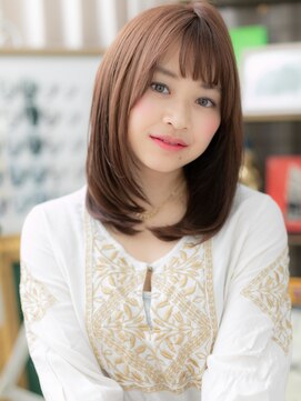 カバーヘア ブリス 志木南口駅前店(COVER HAIR bliss) ★シルキーベージュモード前下がりワンカール20代30代40代★9