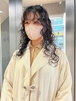 アルカナ 明治神宮前原宿(ARCANA) 斜めバンググレージュカラーデザインカラー　シルキーベージュ　