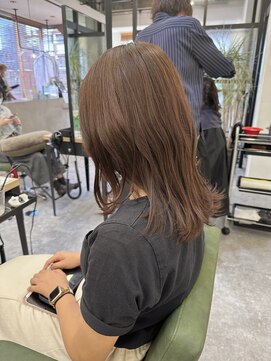 トリニティ 本厚木(trinity) チョコレートブラウンミディアムレイヤーイルミナ本厚木