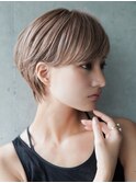 ショートカット×ひし形ショートボブ×前髪あり20代30代40代 s03