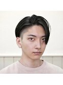 サイドパート センターパート ツーウェイ ツーブロック