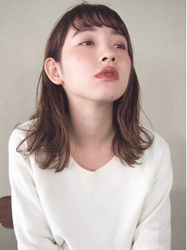 コス(kos) インナーグレージュ/マチルダボブ/前髪/ピンクベージュ/二子玉川