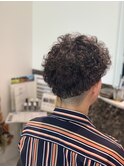 無造作マッシュメンズショートパーマ☆ツーブロック