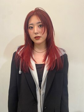 ダブ ギンザ(DaB ginza) レッド/レッドカラー/ケアブリーチ/ロングレイヤー